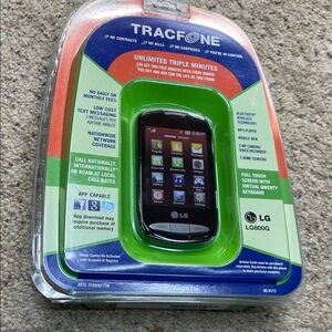 LG Black Cell Phone with Touch Screen